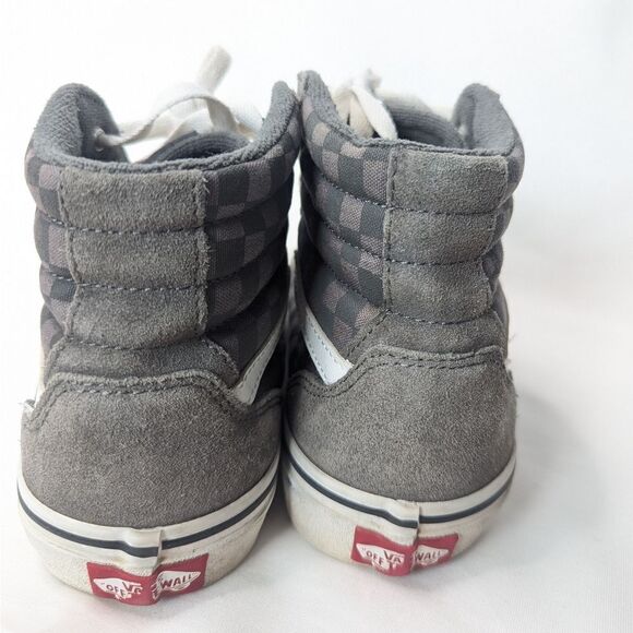Vans Hi Top Checkered Lace Up Sneaker Athletic Shoes - Picture 5 of 8